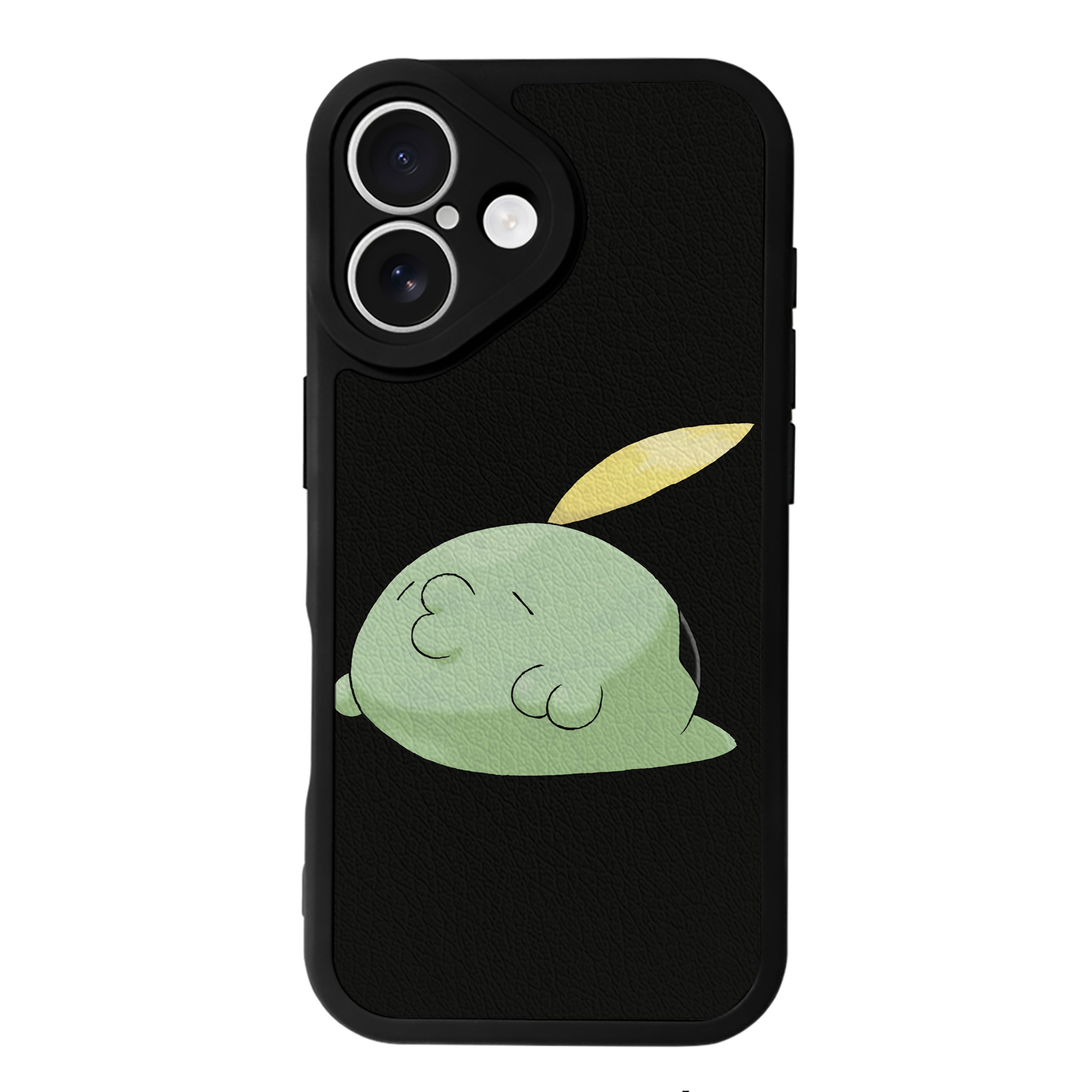 （画像用） ポケットモンスター Pokémon 【iPhone 16シリーズ対応】シリコンスマホケース（レザー調） 材質：シリコン